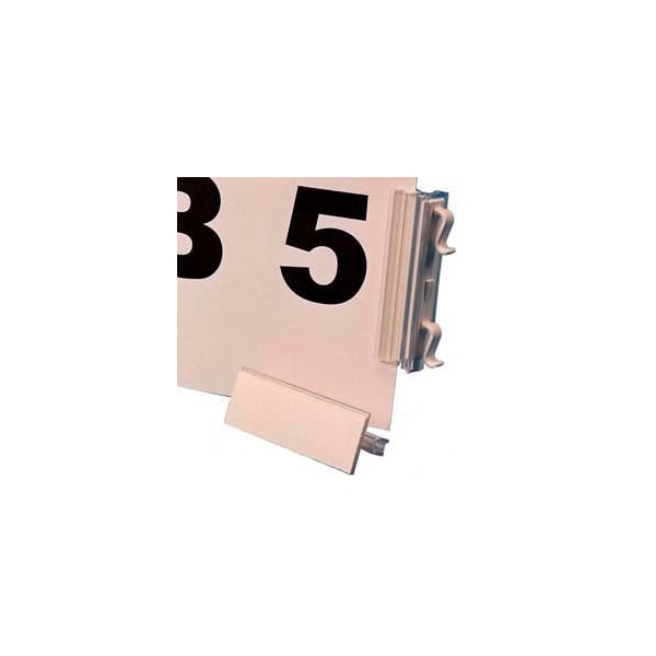 Aigner Index Slip N Stik, Warehouse Aisle Sign Kit, 8-1/2" x 11" Self Adhesive, White (10 pcs/pkg) WAK1W - main